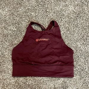 Lululemon Energy Bra High Neck Longline 8